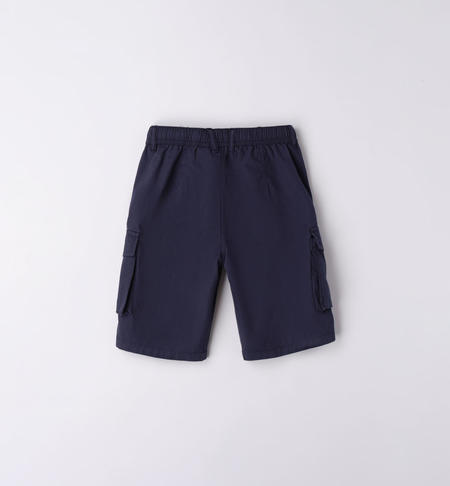 Pantalone cargo corto per ragazzo da 8 a 16 anni iDO NAVY-3854