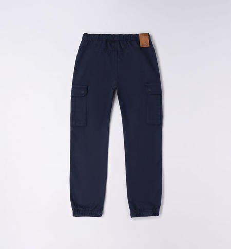 Pantalone cargo ragazzo da 8 a 16 anni iDO NAVY-3854