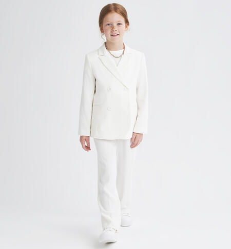 Girl's occasion wear trousers CREAM