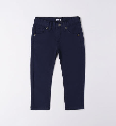 iDO classic trousers for boys from 9 months to 8 years NAVY-3854