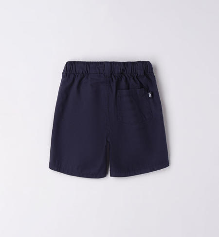 iDO 100% cotton shorts for boys from 9 months to 8 years NAVY-3854