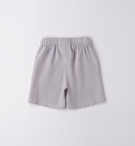 Pantalone corto bambino GRIGIO-0518