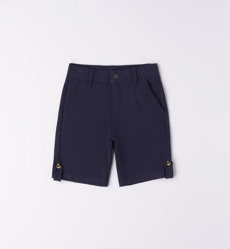 iDO shorts in jersey for boys from 9 months to 8 years NAVY-3854
