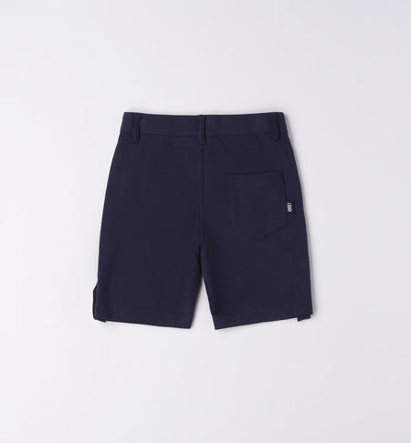 iDO shorts in jersey for boys from 9 months to 8 years NAVY-3854