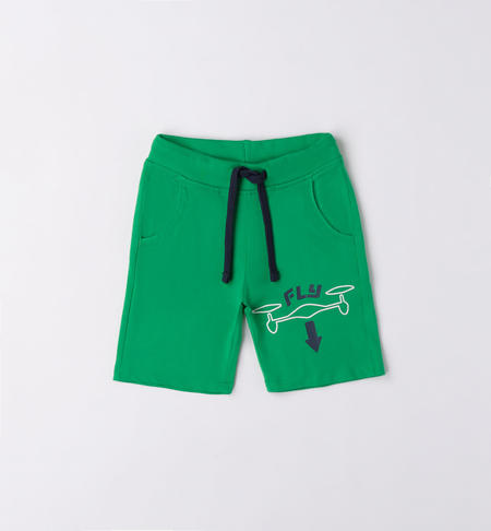 Pantalone corto bambino squalo da 9 mesi a 8 anni iDO VERDE-5154