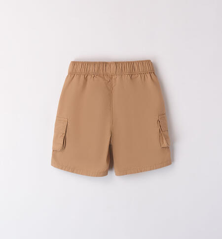 Pantalone corto cargo per bambino BEIGE-0747