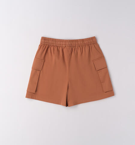 Pantalone corto da ragazza BEIGE-1117