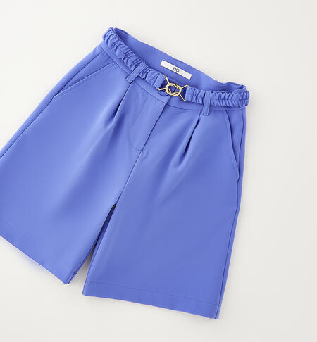 Pantalone corto da ragazza BLUE-3527