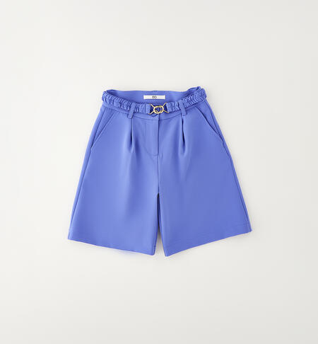 Pantalone corto da ragazza BLUE-3527