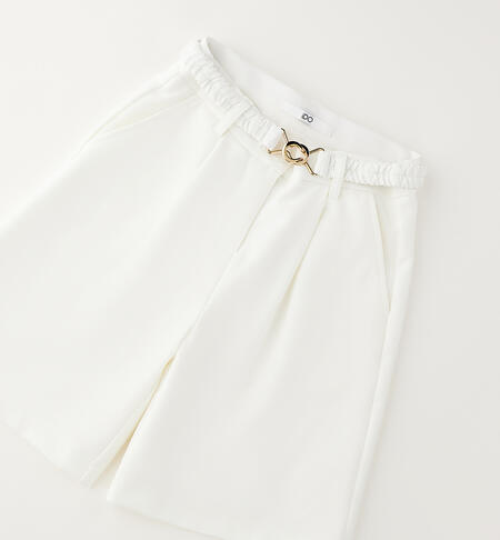 Pantalone corto da ragazza PANNA-0112