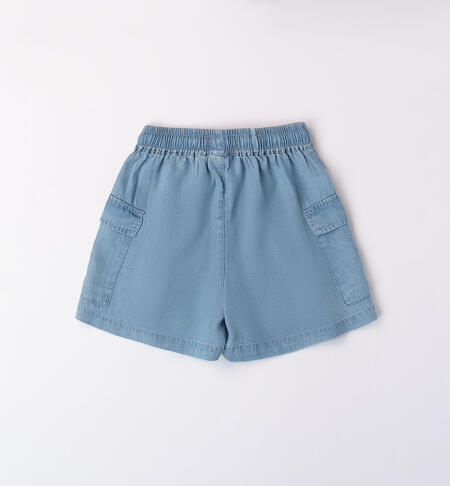Pantalone corto in lyocell per ragazza LAVATO CHIARISSIMO-7300