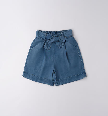 Pantalone corto per ragazza BLU