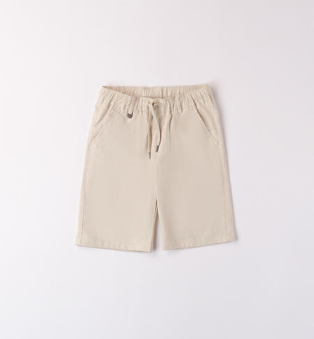 Linen shorts BEIGE