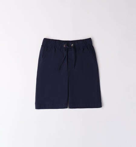 Boys' cotton shorts BLUE