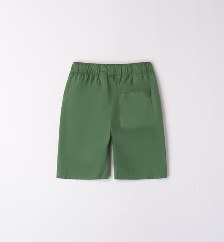 Pantalone corto per ragazzo VERDE-4725