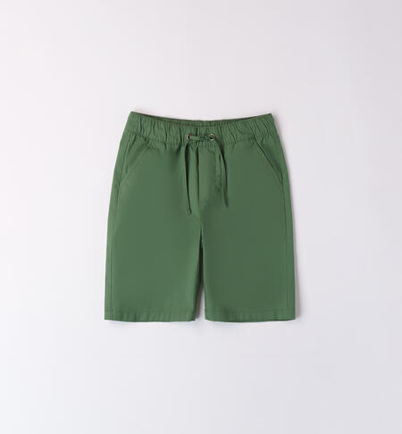 Boys' cotton shorts VERDE-4725