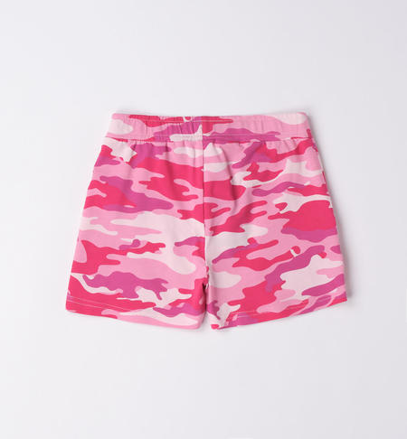 Pantalone corto ragazza varie fantasie da 8 a 16 anni iDO ROSA-FUCSIA-6VM1