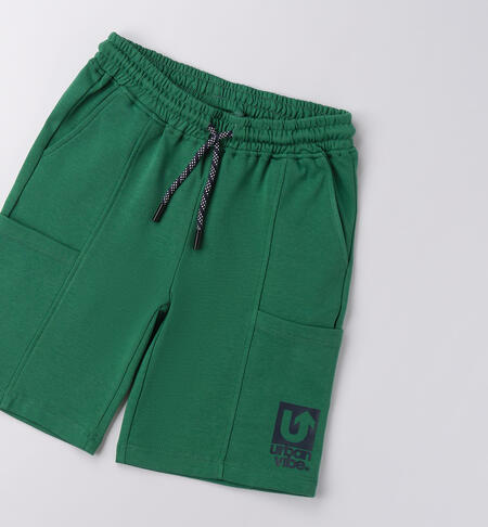 Pantalone corto ragazzo VERDE-4734