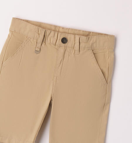 Slim fit shorts BEIGE-0731