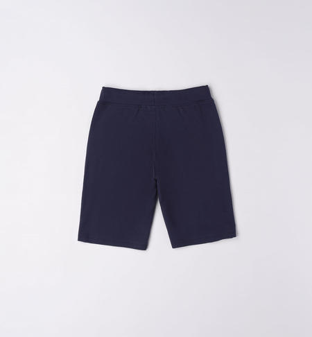 Pantalone corto sportivo ragazzo da 8 a 16 anni iDO NAVY-3854