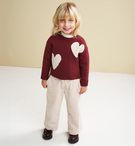 Pantalone da bambina PANNA