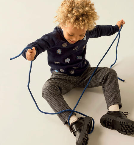 Pantalone elegante bambino BLU
