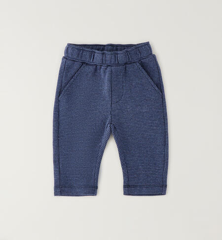 Elegant trousers for newborns BLUE