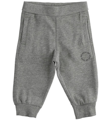 Sweatpants for boys from 9 months to 8 years iDO GRIGIO MELANGE-8970