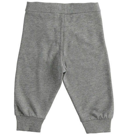Pantalone felpato bambino - da 9 mesi a 8 anni iDO GRIGIO MELANGE-8970