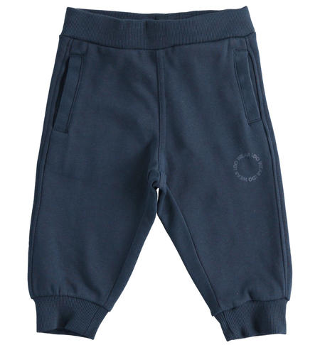 Sweatpants for boys from 9 months to 8 years iDO NAVY-3885