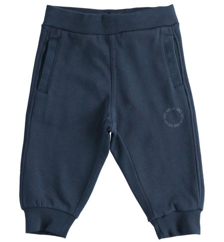 Pantalone felpato bambino - da 9 mesi a 8 anni iDO NAVY-3885