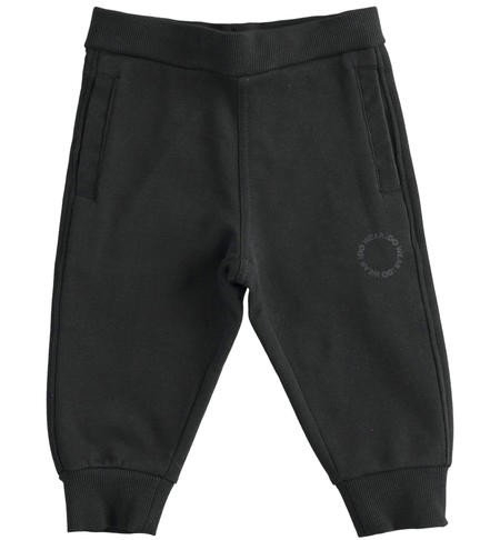 Sweatpants for boys from 9 months to 8 years iDO NERO-0658