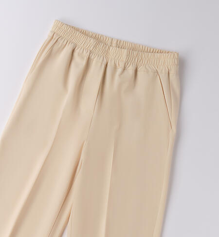 Pantalone iDO per ragazza CREME BRULEE'E-0156