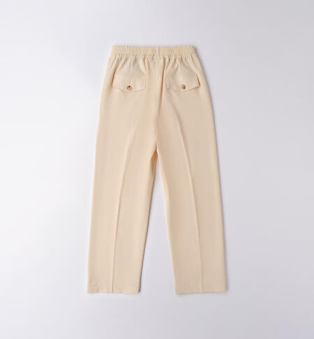 Pantalone iDO per ragazza CREME BRULEE'E-0156