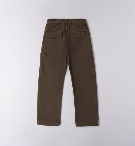 Pantalone iDO per ragazzo VERDE MILITARE-5557