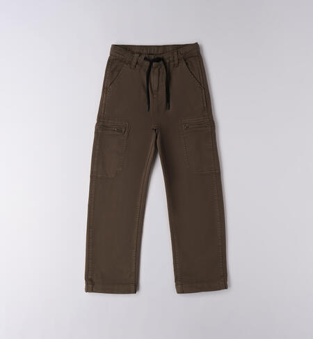 Pantalone iDO per ragazzo VERDE MILITARE-5557