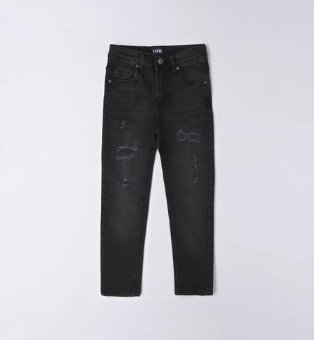 iDO denim trousers for boys from 8 to 16 years NERO-7990