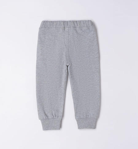 iDO sweatpants for boys from 9 months to 8 years GRIGIO MELANGE-8992