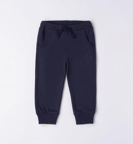 iDO sweatpants for boys from 9 months to 8 years NAVY-3854