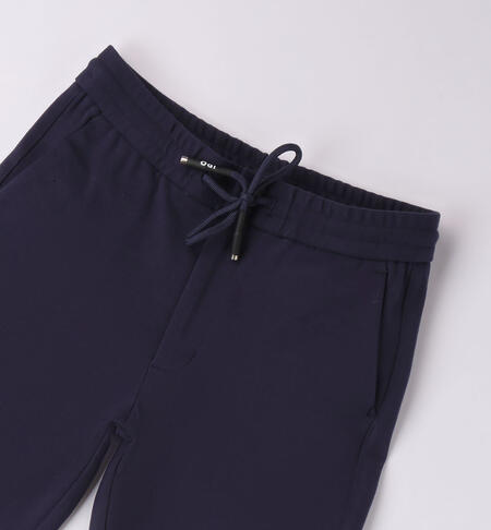 iDO Milano knit trousers for boys from 8 to 16 years NAVY-3885