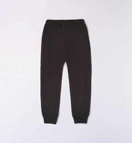 iDO jersey trousers for boys from 8 to 16 years NERO-0658