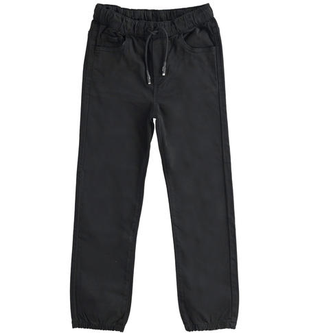 Joggers fit trousers for boys  from 8 to 16 years by iDO NERO-0658