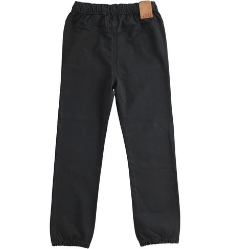 Pantalone jogger fit ragazzo - da 8 a 16 anni iDO NERO-0658