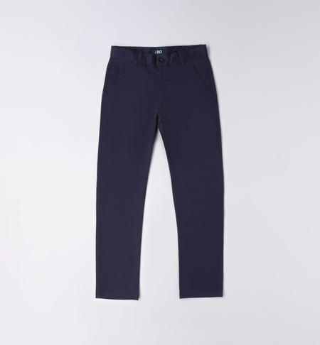 iDO long trousers for boys from 8 to 16 years NAVY-3854