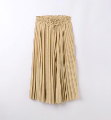 Pantalone lurex ragazza da 8 a 16 anni iDO ORO-1154