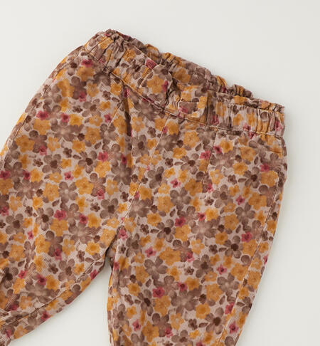 iDOMini baby girl trousers NOCCIOLA-FUCSIA-6CFL