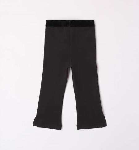 iDO black trousers for girls aged 9 months to 8 years NERO-0658