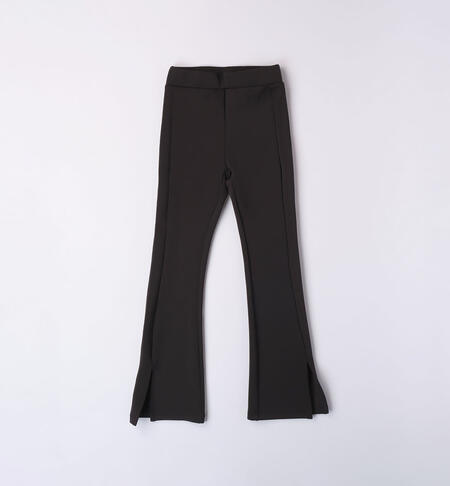 iDO black trousers for girls aged 8 to 16 years NERO-0658
