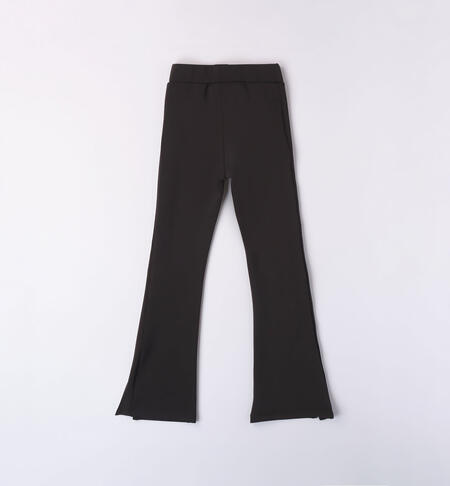 Pantalone nero per ragazza da 8 a 16 anni iDO NERO-0658