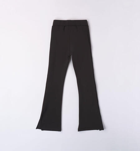 iDO black trousers for girls aged 8 to 16 years NERO-0658